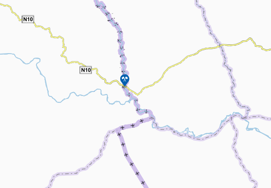 Karte Stadtplan Ndongo
