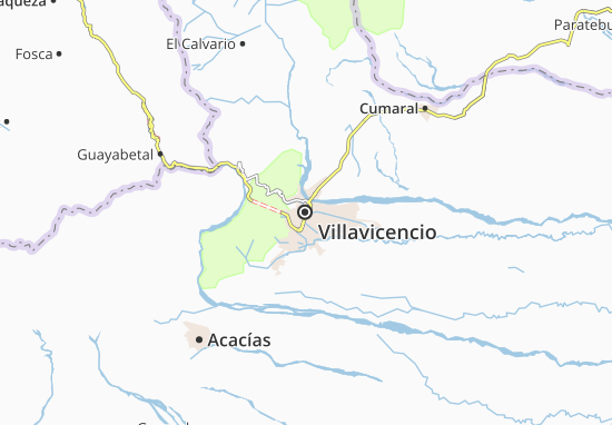 Carte-Plan Villavicencio