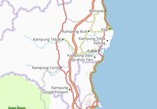Carte-Plan Kampung Pasir Semut