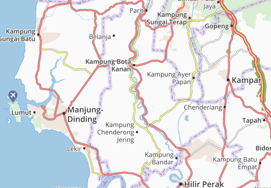 Mapa Kampung Lambor Kiri
