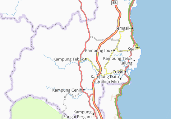 Mapa Kampung Tebak