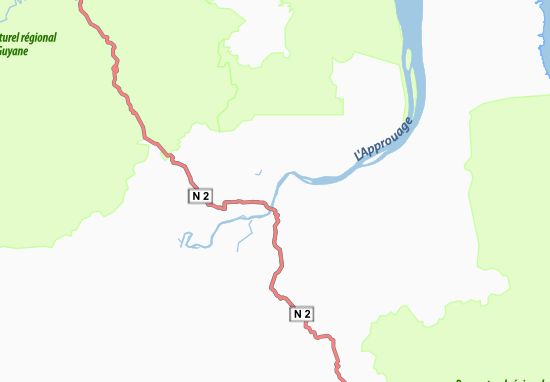 Kaart Plattegrond Régina