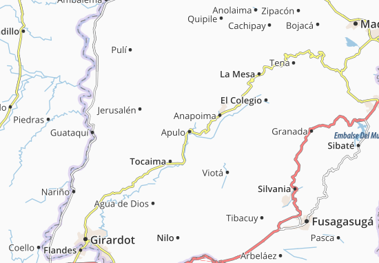Kaart Plattegrond Apulo