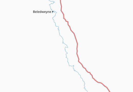 Mapa Beled-Amin