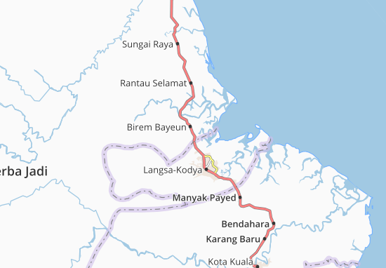 Kaart Plattegrond Birem Bayeun