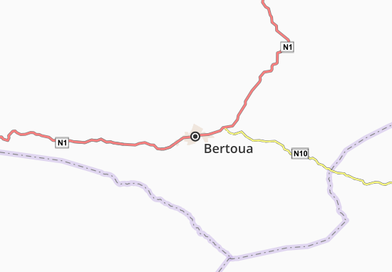 Mapa Bertoua