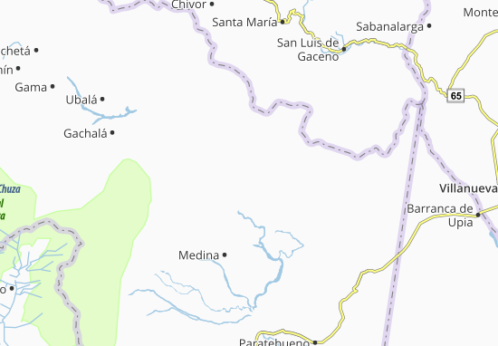 Mapa San Pedro de Jagua
