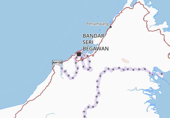 Karte Stadtplan Temburong