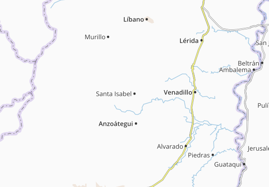 Karte Stadtplan Santa Isabel