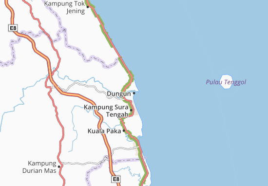 Dungun Map