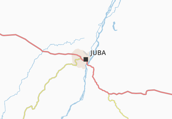 Mapa Juba