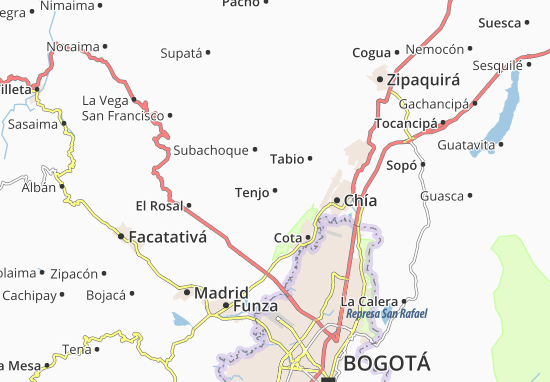 Tenjo Map