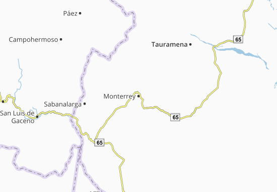 Mapa Monterrey