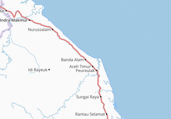Mapa Banda Alam