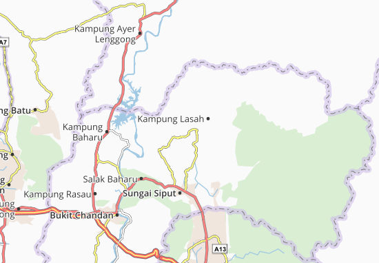 Carte-Plan Kampung Lasah
