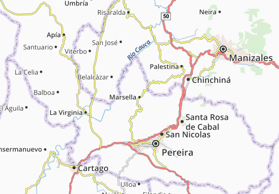 Mapa Marsella