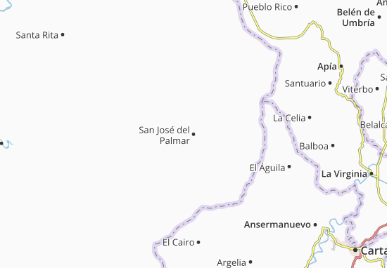 MICHELIN San José del Palmar map - ViaMichelin
