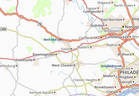 Mapa MICHELIN Brookhaven - mapa Brookhaven - ViaMichelin