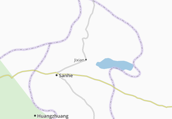 Kaart Plattegrond Jixian