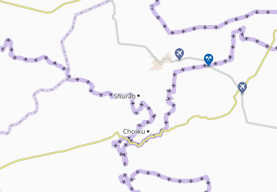 Karte Stadtplan Shurab
