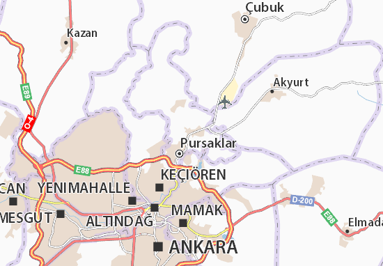 Mapa Sarayköy