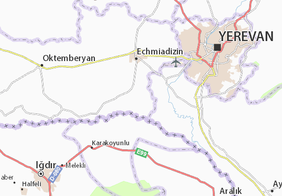 Mapa Nizhniy Khatunarkh