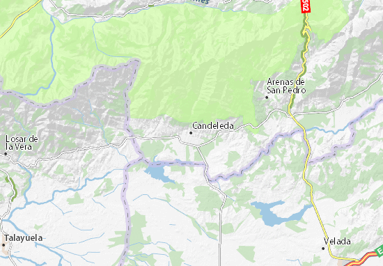 Candeleda Map