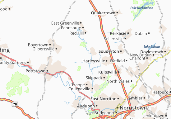 Mapa Lower Frederick