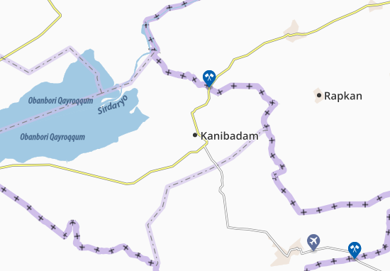 Mapa Kanibadam