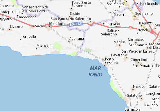 Punta Prosciutto Puglia Cartina Tomveelers