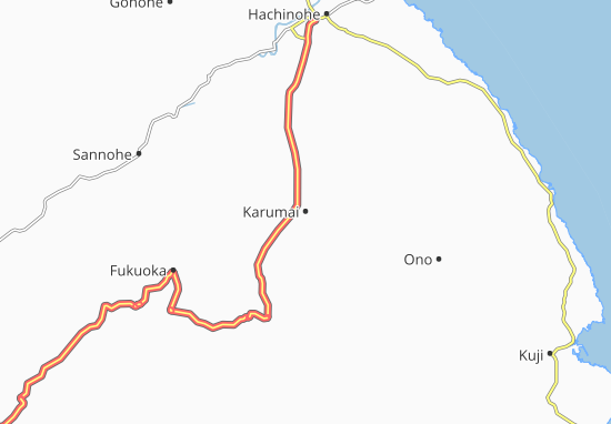 Karte Stadtplan Karumai