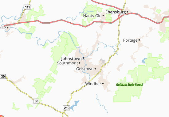 Mappe-Piantine Johnstown