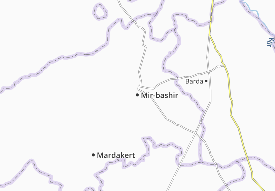 Karte Stadtplan Mir-bashir