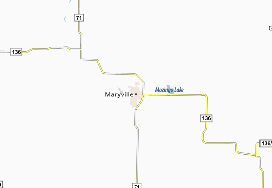 Mapa Maryville
