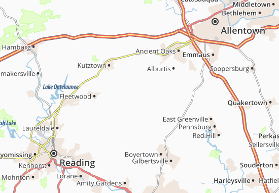 Mapa Fredericksville