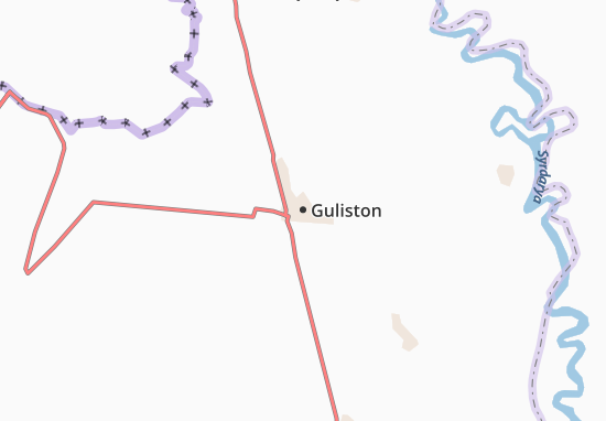 Mapa Guliston