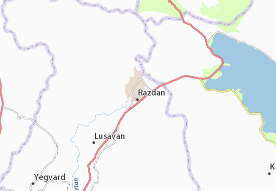 Karte Stadtplan Hrazdan