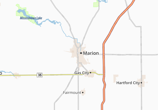 Karte Stadtplan Marion