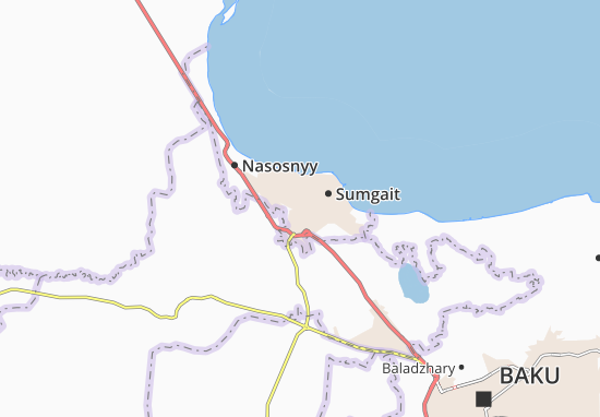 Karte Stadtplan Sumqayt