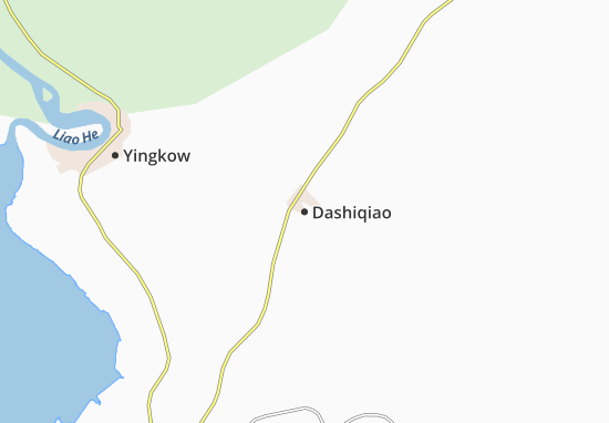 Kaart Plattegrond Dashiqiao