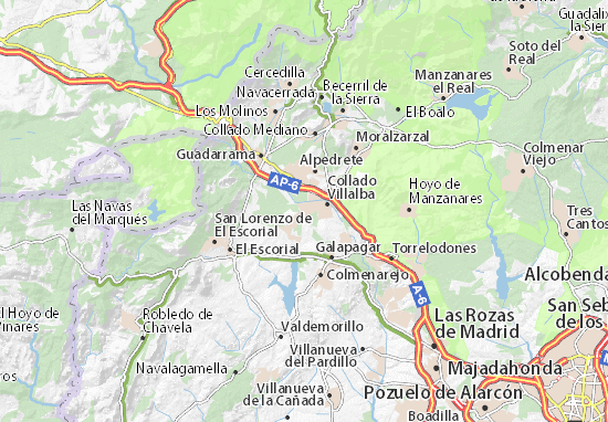 Mapa Via Michelin España Mapa Fisico 8729