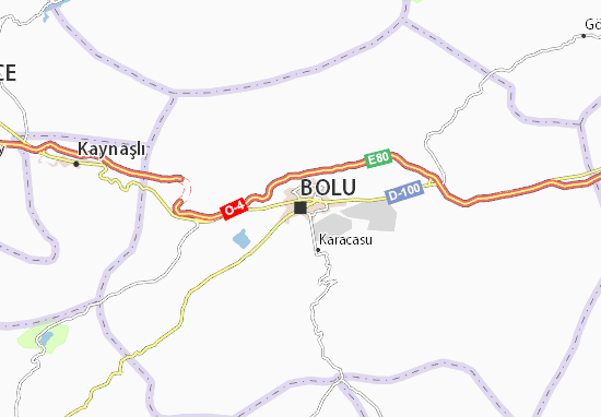 Mapa Bolu