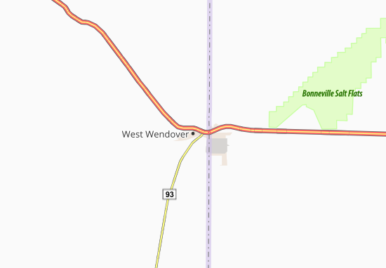 Mapa West Wendover