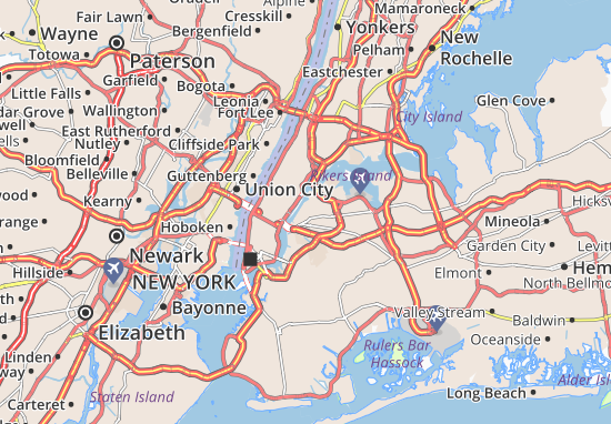 Mapa Long Island City