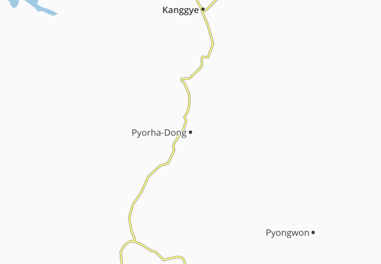 Kaart Plattegrond Pyorha-Dong