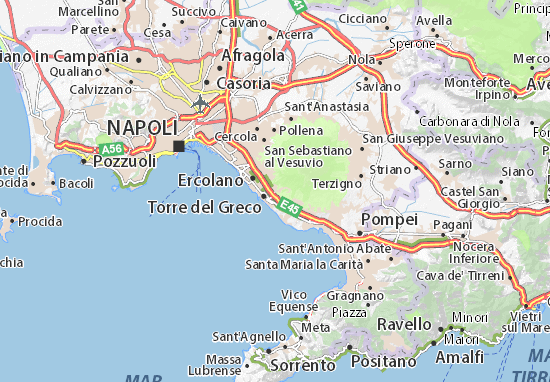 Karte Stadtplan Lava Nuova