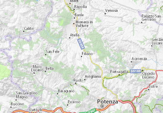 Kaart Plattegrond Filiano