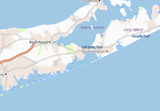 Mapa Hampton Bays
