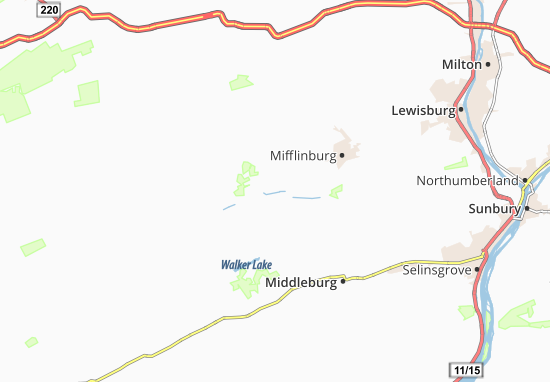 Mapa Millmont