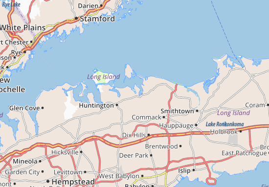 Mapa Centerport